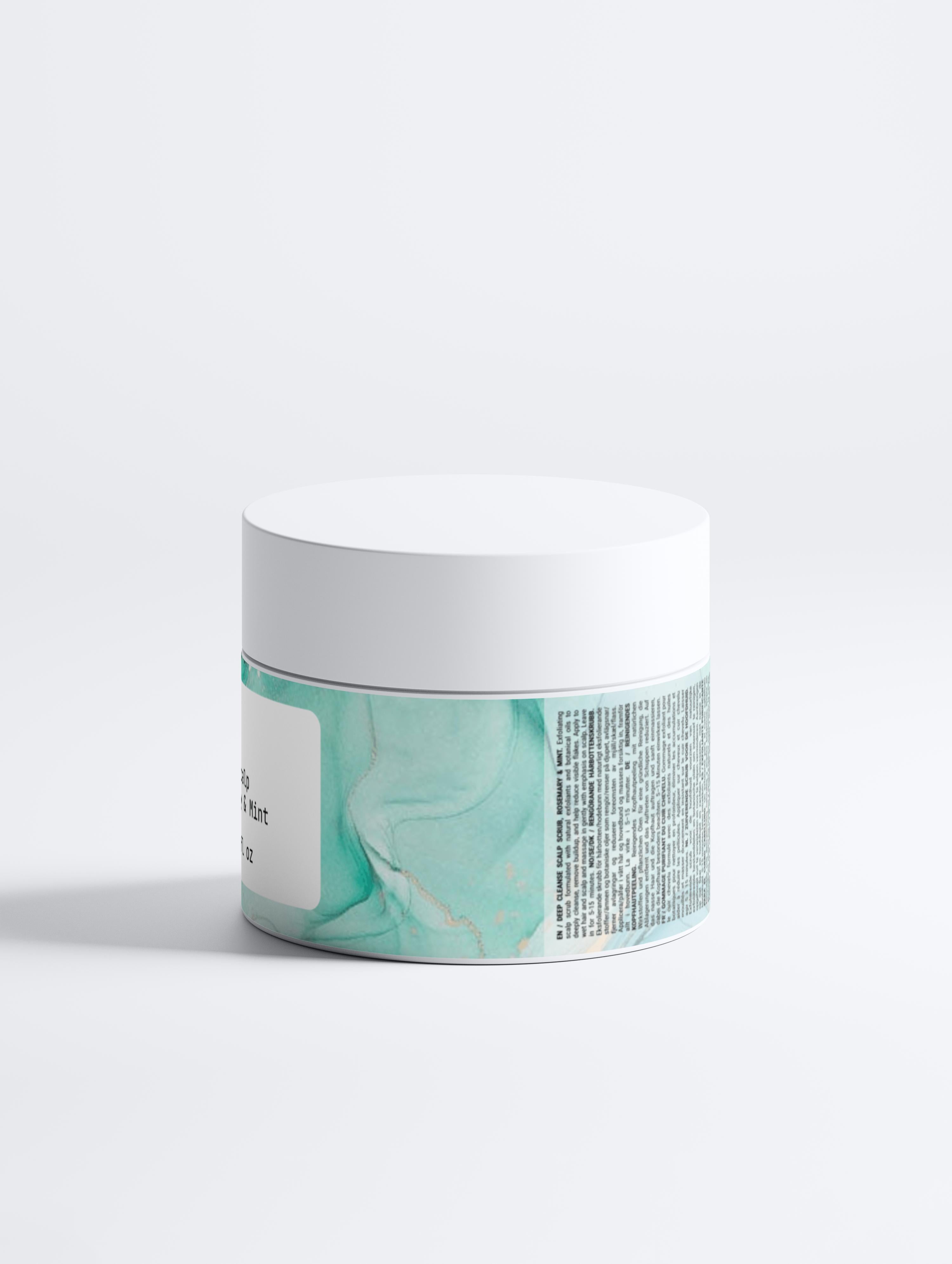 Deep Cleanse Scalp Scrub, Rosemary & Mint